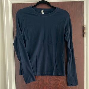 Athleta Navy Blue Long Sleeve Shirt